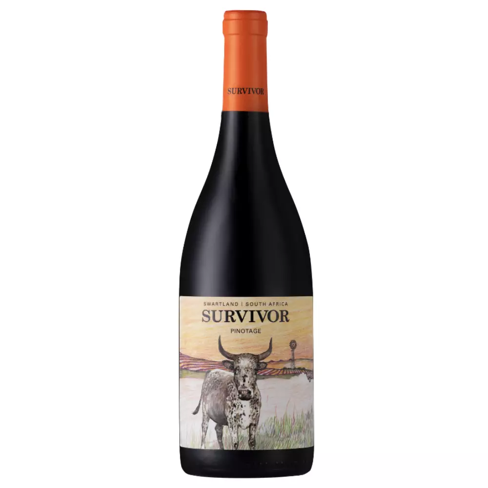 Survivor Terroir Pinotage 2022 Red Wine Bottle in Stellenbosch