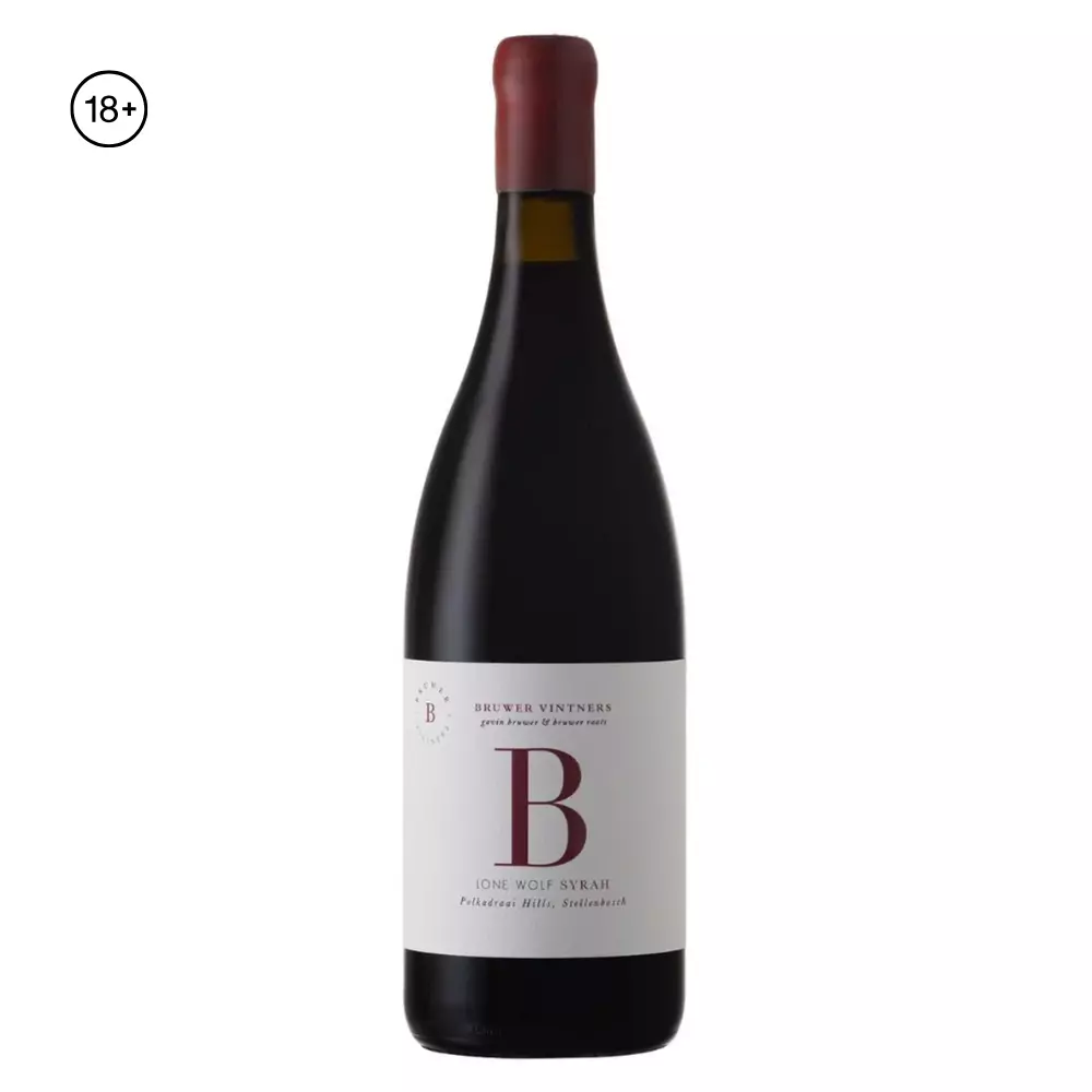 Bottle of B Vintners Lone Wolf Syrah Red Wine