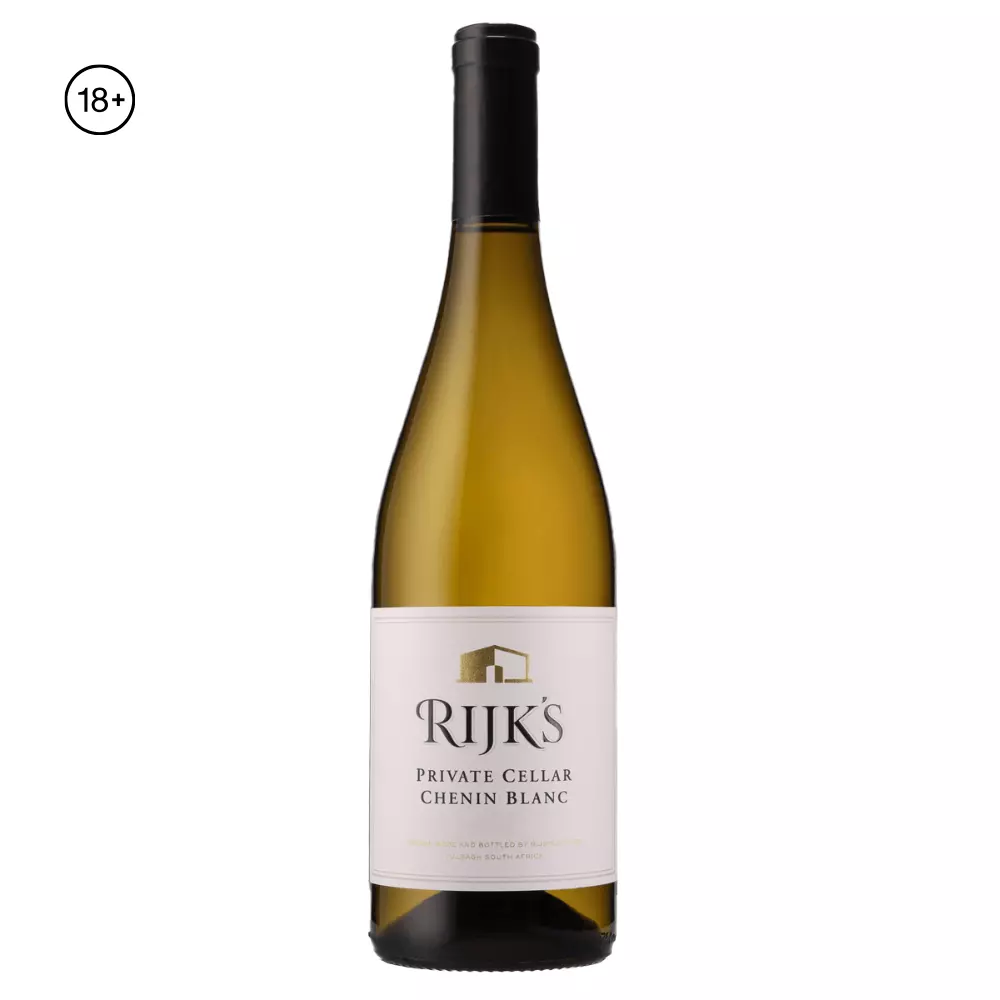 bottle of rijks private cellar chenin blanc white wine